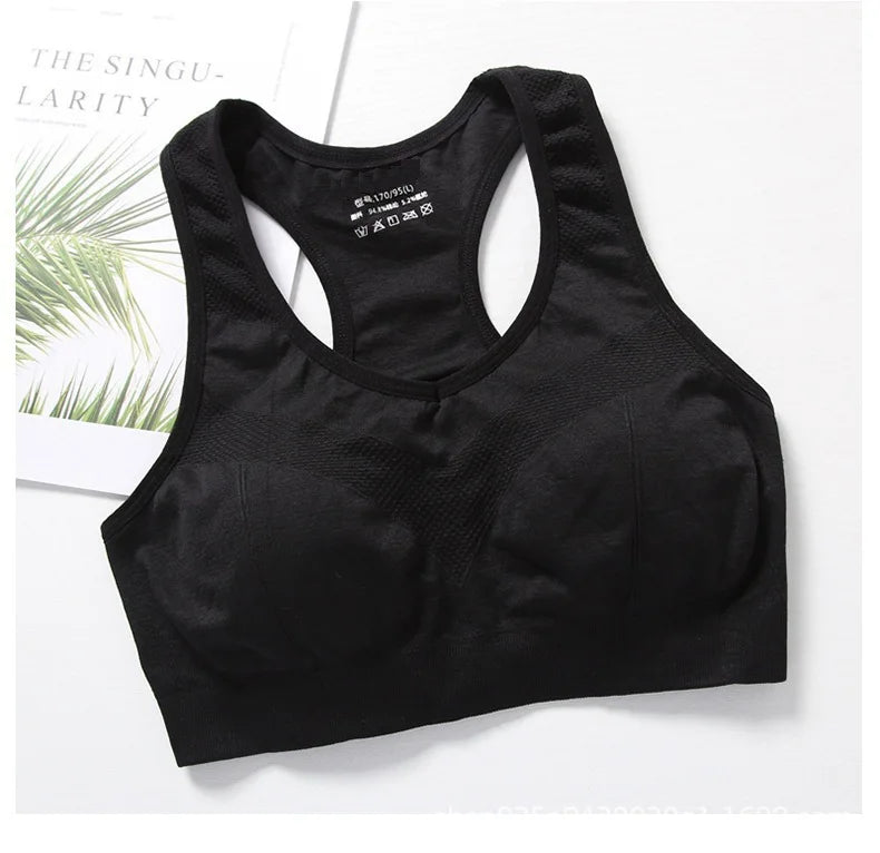 Women Sports Bra Top Push Up Fitness Yoga Bra Underwear Sport Tops For Women Breathable Running Vest Gym Wear