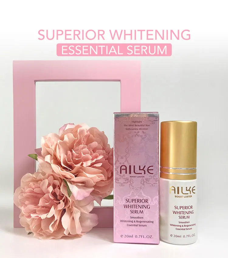 AILKE Whitening Skin Care Set For All Skin Types, Contain Glutathione, Vitamin C, Smooth Skin, Reduce Melanin And Pigmentation