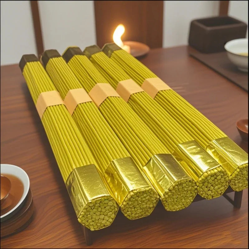 27cm Big Indian Sandalwood Incense Sticks With Incense Holder Aromatherapy For Home Bedroom Toilet Tibetan Line Incense 91pcs