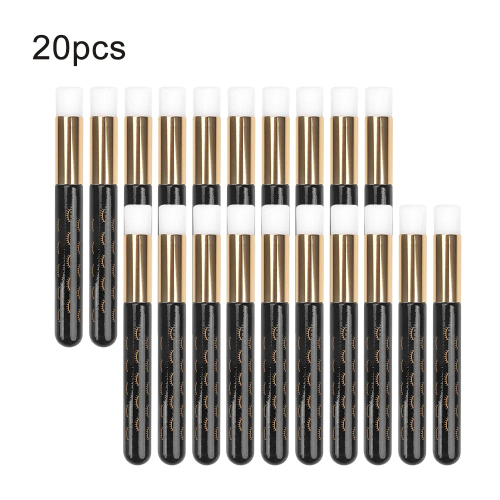 5/20/50pcs Eyelash Cleaning Brush Lash Shampoo Brush for Eyelash Extensions Peel Off Nose Pore Blackhead Remover Makeup Tool
