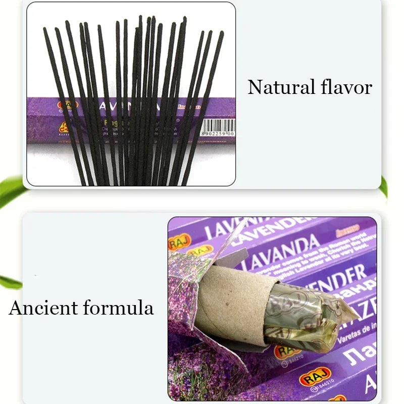 1 Box Natural Sandalwood Indian Incense Sticks 20sticks White Sage Jamine Scents for Home Fragrance Spa Meditation Aromatherapy