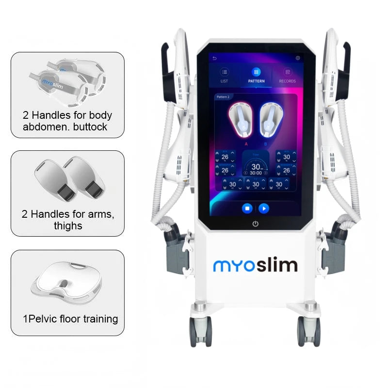 Professional EMS RF 15 Tesla 6500W Machine EMS Body Sculpting Machine EMS Fat Burning EMS Body Slimming Muscle Stimulator