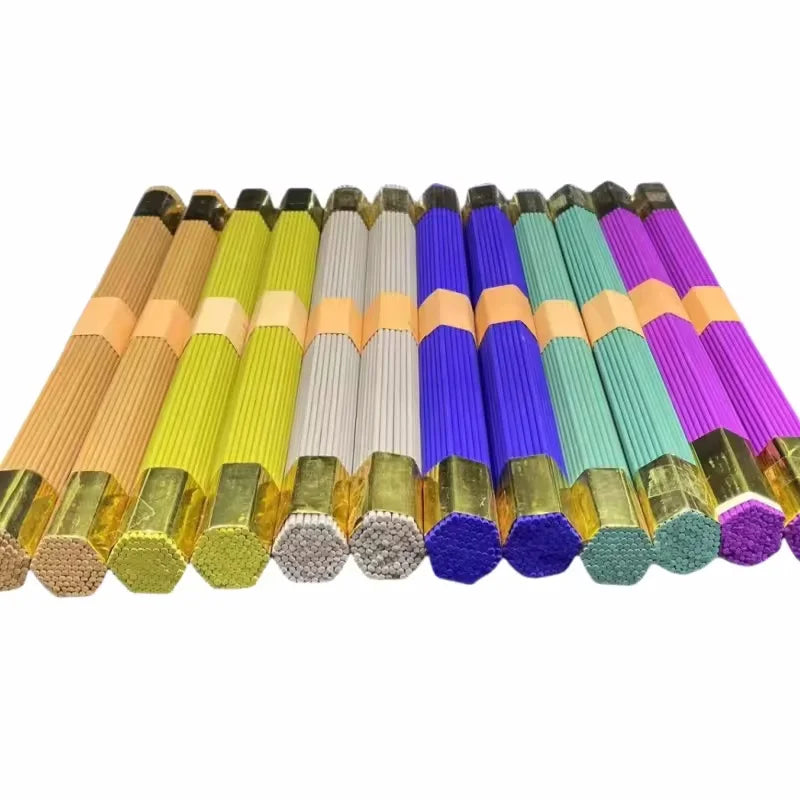 27cm Big Indian Sandalwood Incense Sticks With Incense Holder Aromatherapy For Home Bedroom Toilet Tibetan Line Incense 91pcs