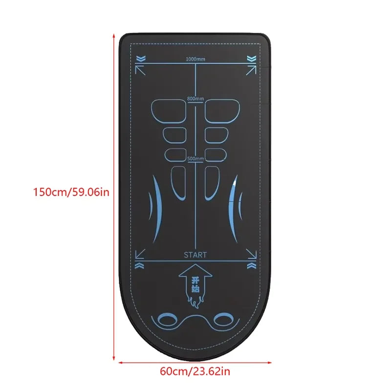 Yoga Mat For Abdominal Plate Ab Roller Wheel Yoga Anti-slip Shock Absorber Mute Exercise Floor Pilates Workouts For Women Men