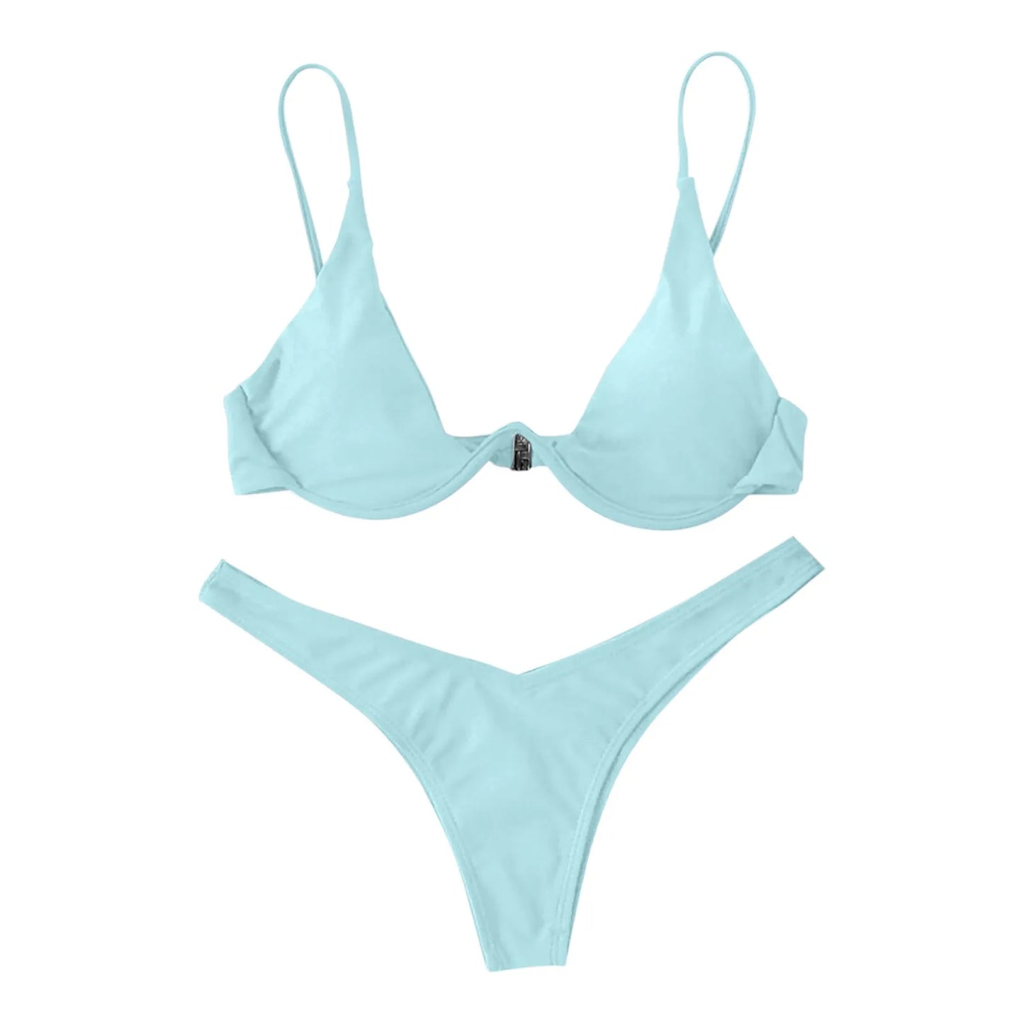 2025 Sexy Bikini Swimsuit Low Waisted Beach Bathing Suit   Brazilian Swimwear Two Pieces Sale