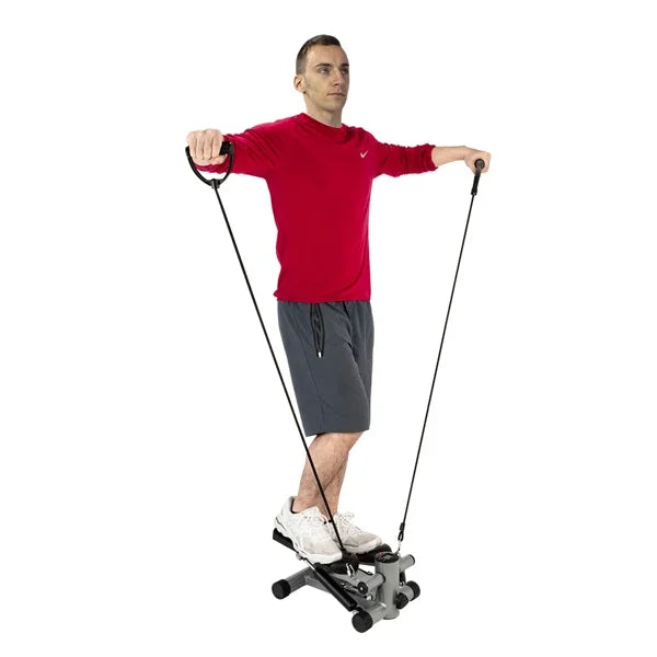 2025 Aerobic Fitness Step Air Stair Climber Stepper Exercise Machine New Equipment Silver--Replace encoding：91086382