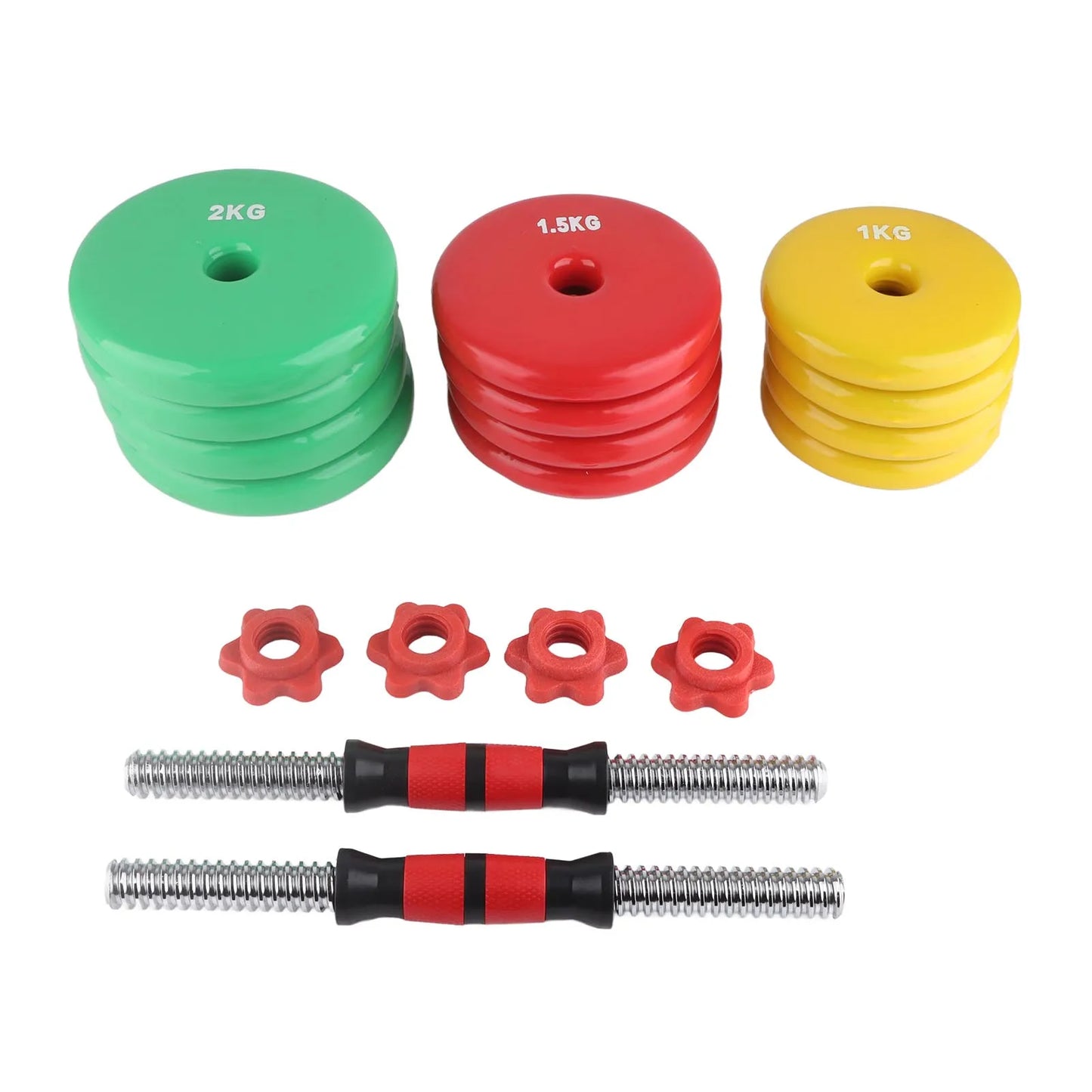 Colorful Dumbbell Colorful Removable Non-Slip Grip Fitness Gym Home Weightlifting Hand Dumbbell Hand Dumbbell Fitness Dumbbell