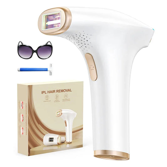 Laser Hair Removal IPL 999900 Flashes HR/RA/SC 3 in 1 Epilator Device 5c㎡ flash window 17.6J for Facial, Legs, Arms, Whole Body Use