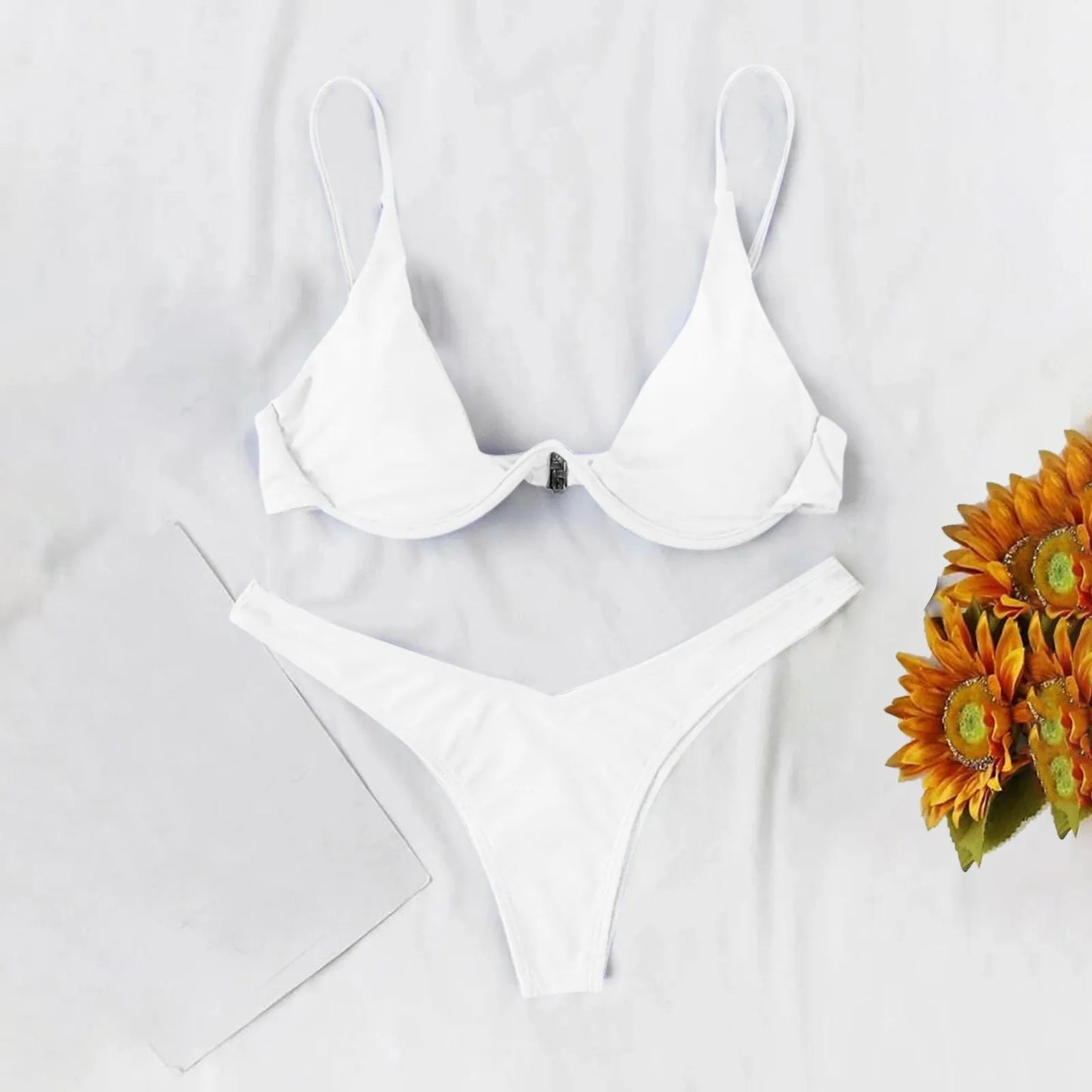 2025 Sexy Bikini Swimsuit Low Waisted Beach Bathing Suit   Brazilian Swimwear Two Pieces Sale