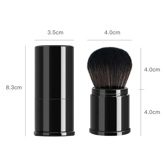 Quality Portable Mini Retractable Blush Brush Soft Loose Powder Foundation Makeup Brush Multi Functional Nail Beauty Makeup Tool