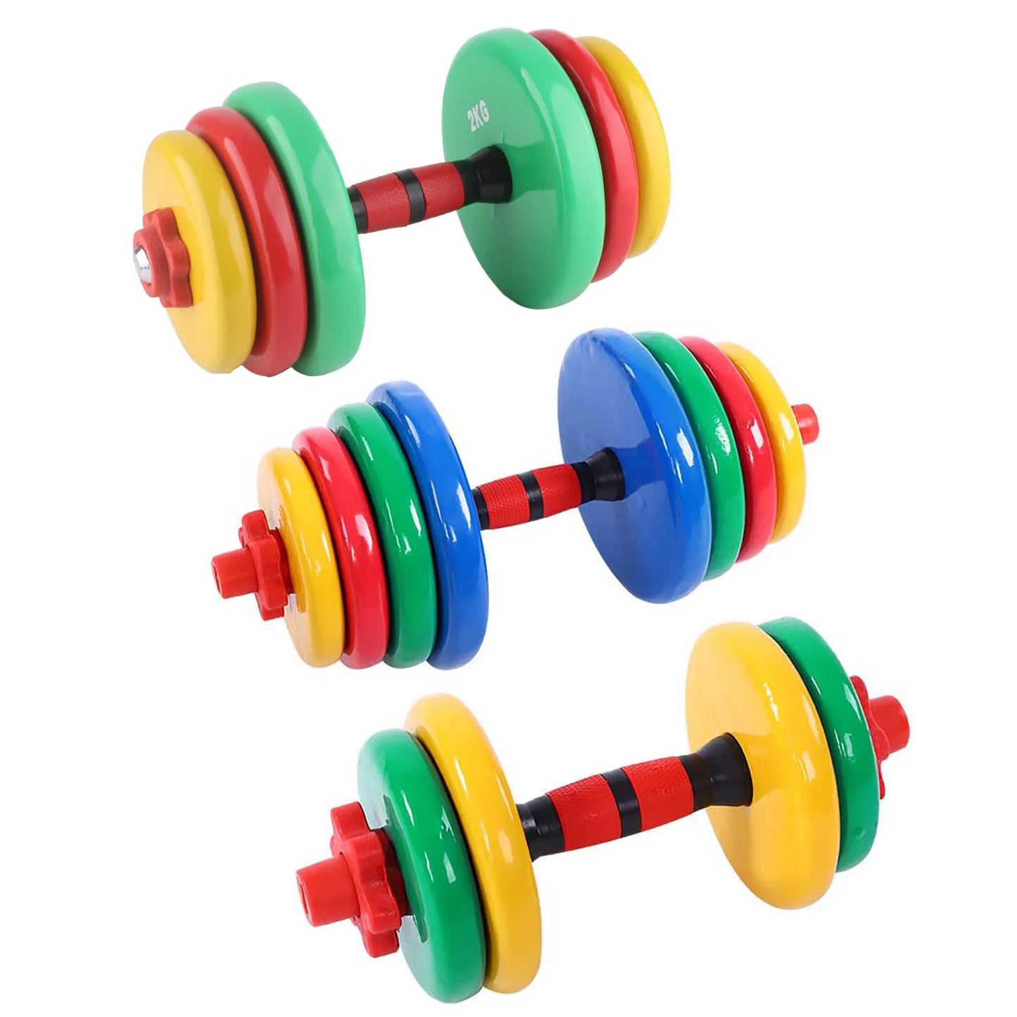 Colorful Dumbbell Colorful Removable Non-Slip Grip Fitness Gym Home Weightlifting Hand Dumbbell Hand Dumbbell Fitness Dumbbell