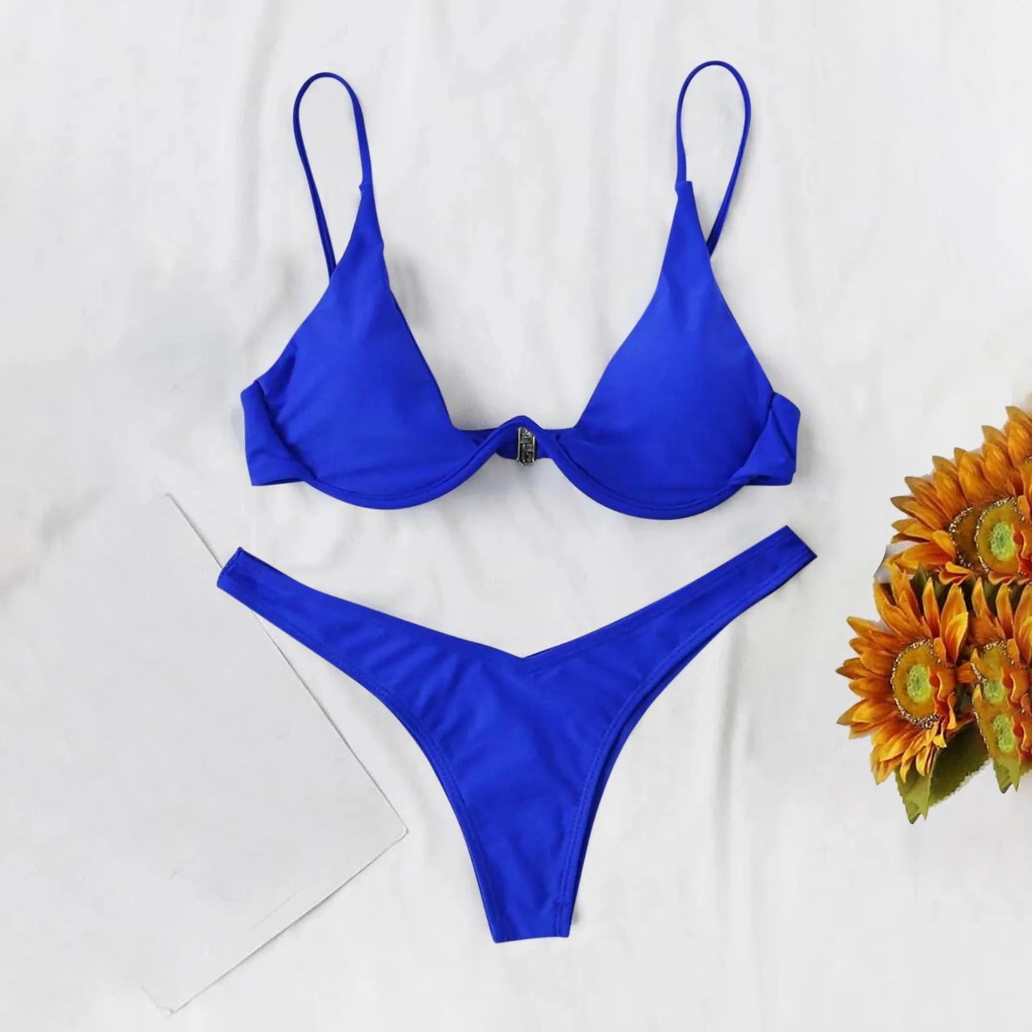 2025 Sexy Bikini Swimsuit Low Waisted Beach Bathing Suit   Brazilian Swimwear Two Pieces Sale