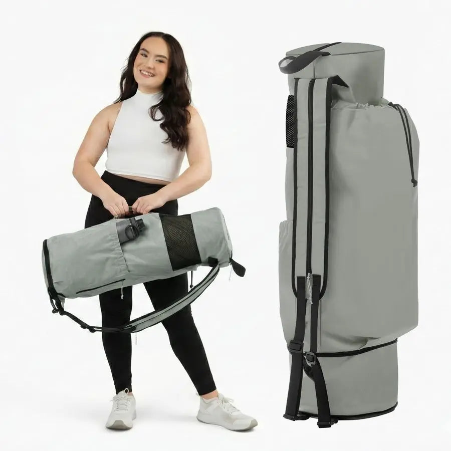 Yoga Mat Bag for Women and Men, Yoga Mat Carrier, Fits Mats Blocks and Accessories for Workouts, 32L