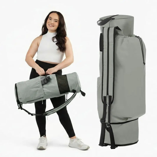 Yoga Mat Bag for Women and Men, Yoga Mat Carrier, Fits Mats Blocks and Accessories for Workouts, 32L