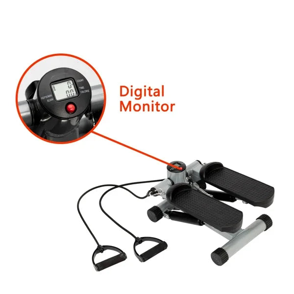 2025 Aerobic Fitness Step Air Stair Climber Stepper Exercise Machine New Equipment Silver--Replace encoding：91086382