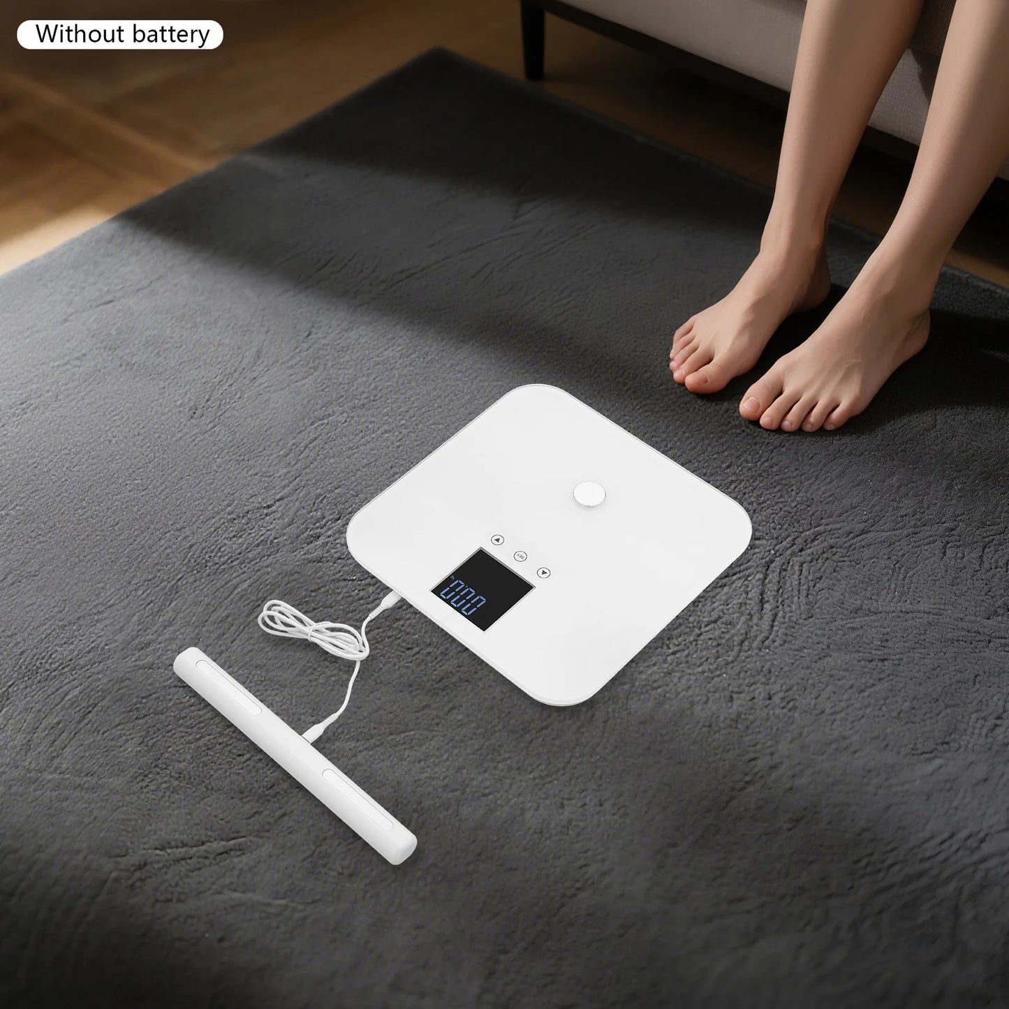 6V 8-Electrode Body Fat Scale Intelligent Electronic Scale, Weight Scale for Home Control Weight