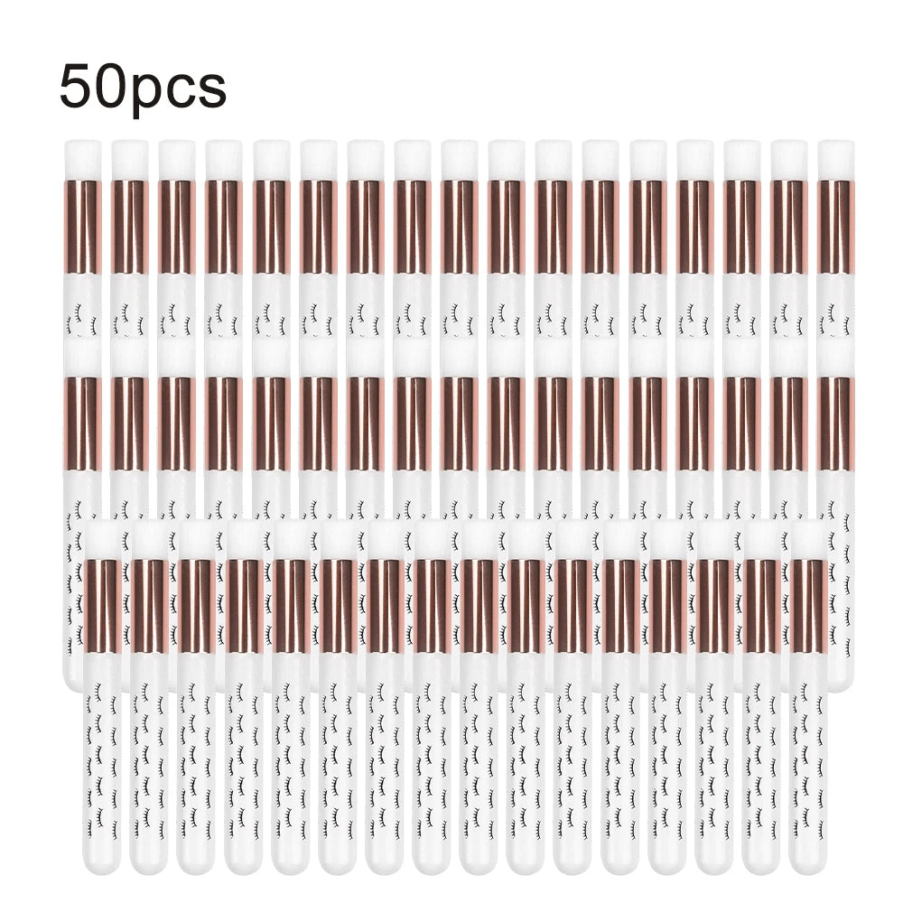 5/20/50pcs Eyelash Cleaning Brush Lash Shampoo Brush for Eyelash Extensions Peel Off Nose Pore Blackhead Remover Makeup Tool