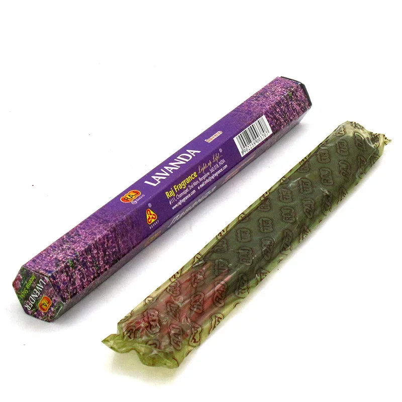 1 Box Natural Sandalwood Indian Incense Sticks 20sticks White Sage Jamine Scents for Home Fragrance Spa Meditation Aromatherapy