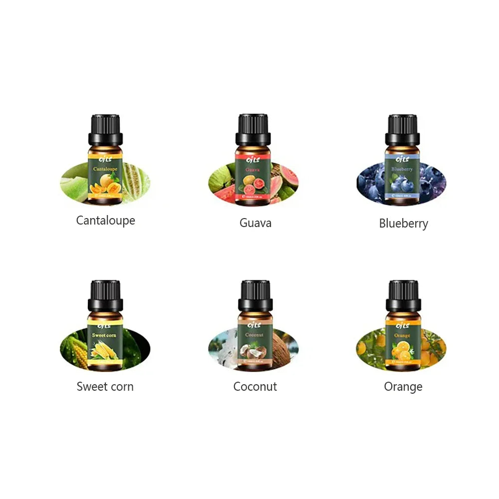 6- Blend essential oils Collect tropical fruit aroma humidifier Aromatherapy machine essential oil kit Backflow incense burners