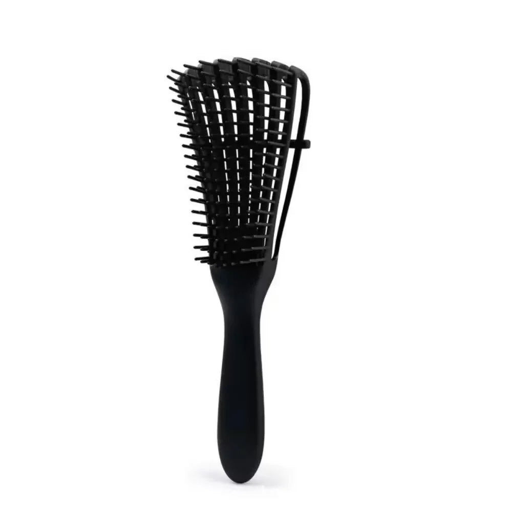 Hollow 8-Tooth Octopus Scalp Massage Comb, Lift Hair Roots Anti-Static Smooth Detangling Hair Brush, For Daily Styling Shower Home Travel Use, Women Men Adults All Hair Types, Fluffy Voluminous Hair Care Styling Hairdressing