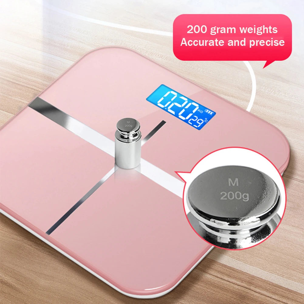 Smart Scale for Body Weight, Digital Bathroom Scale, Home Body Fat Scale, Electronic Weight Scale, High Accuracy Body Scale