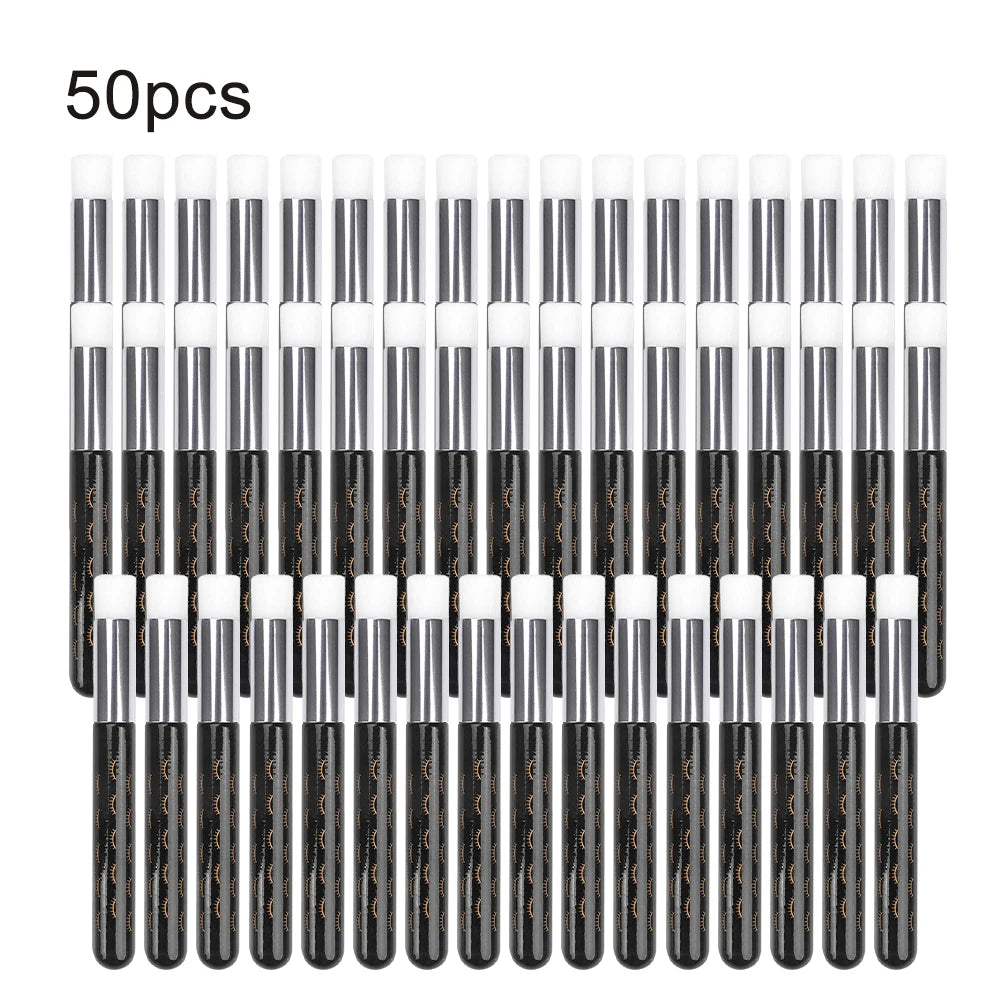 5/20/50pcs Eyelash Cleaning Brush Lash Shampoo Brush for Eyelash Extensions Peel Off Nose Pore Blackhead Remover Makeup Tool