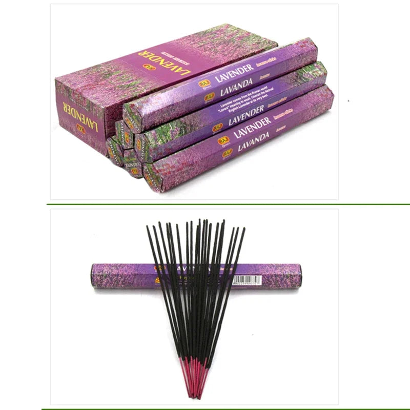 1 Box Natural Sandalwood Indian Incense Sticks 20sticks White Sage Jamine Scents for Home Fragrance Spa Meditation Aromatherapy