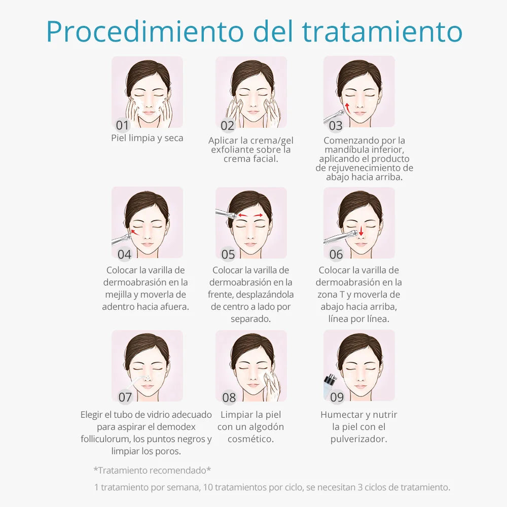 Facial Diamond Microdermabrasion Skin Firming Laser Eye Massage Beauty Equipment