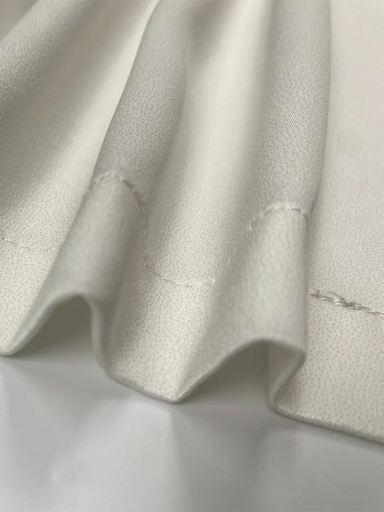 Office Ladies Office A-line Dress 2025 New Summer Half Sleeves Flower Print Printed Tied Waist V-Neck Women's Midi Dresses