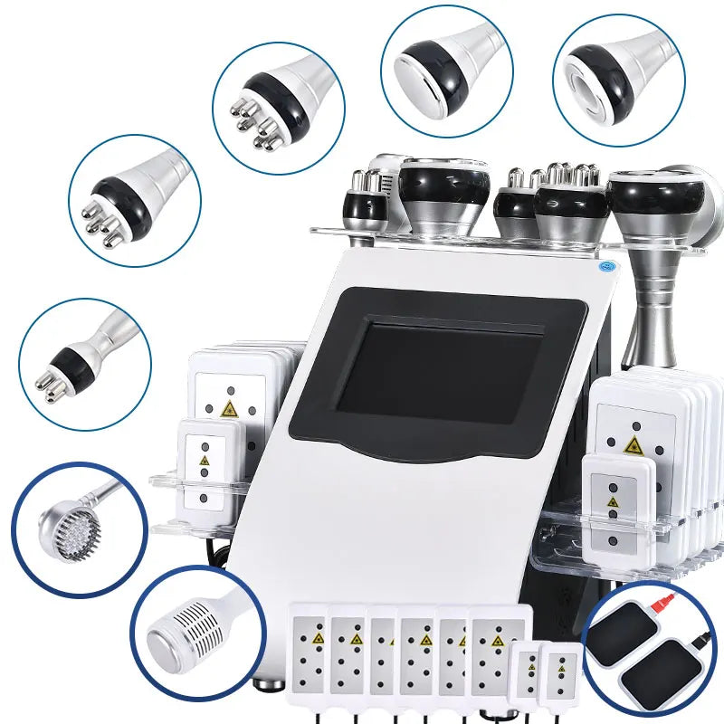 2025 9 in 1 - 40K cavitation machine, vacuum weight loss and slimming device, anti-fat mass  ultrasonic beautiful equipment