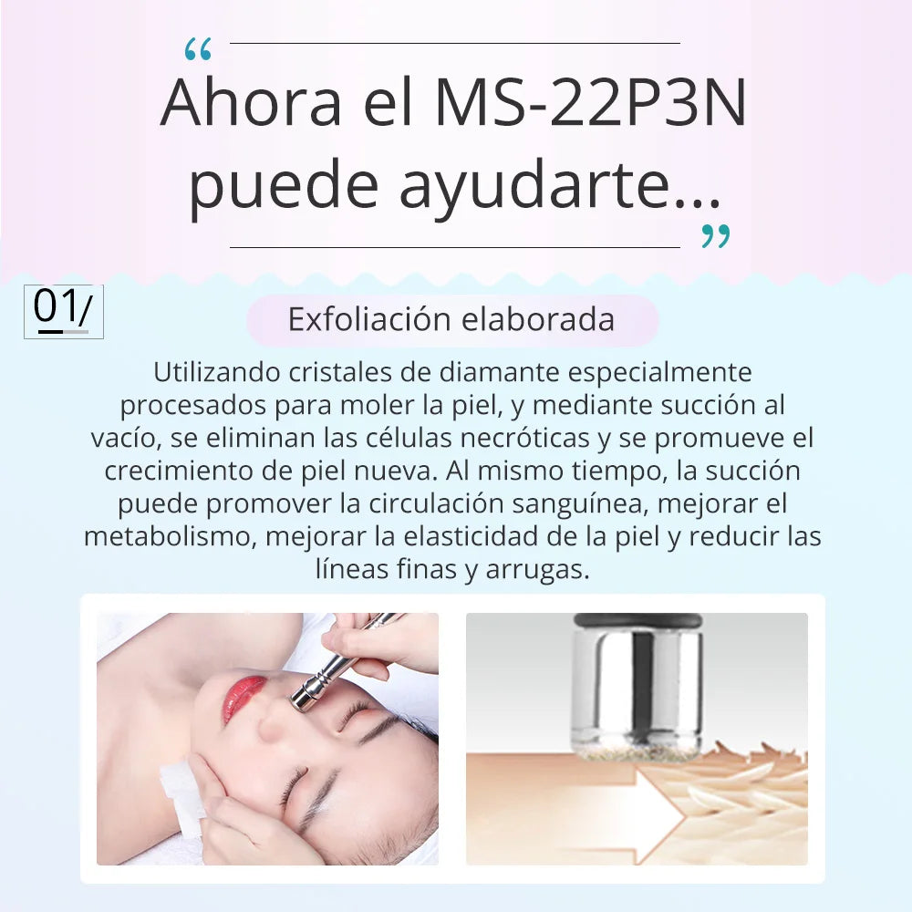 Facial Diamond Microdermabrasion Skin Firming Laser Eye Massage Beauty Equipment