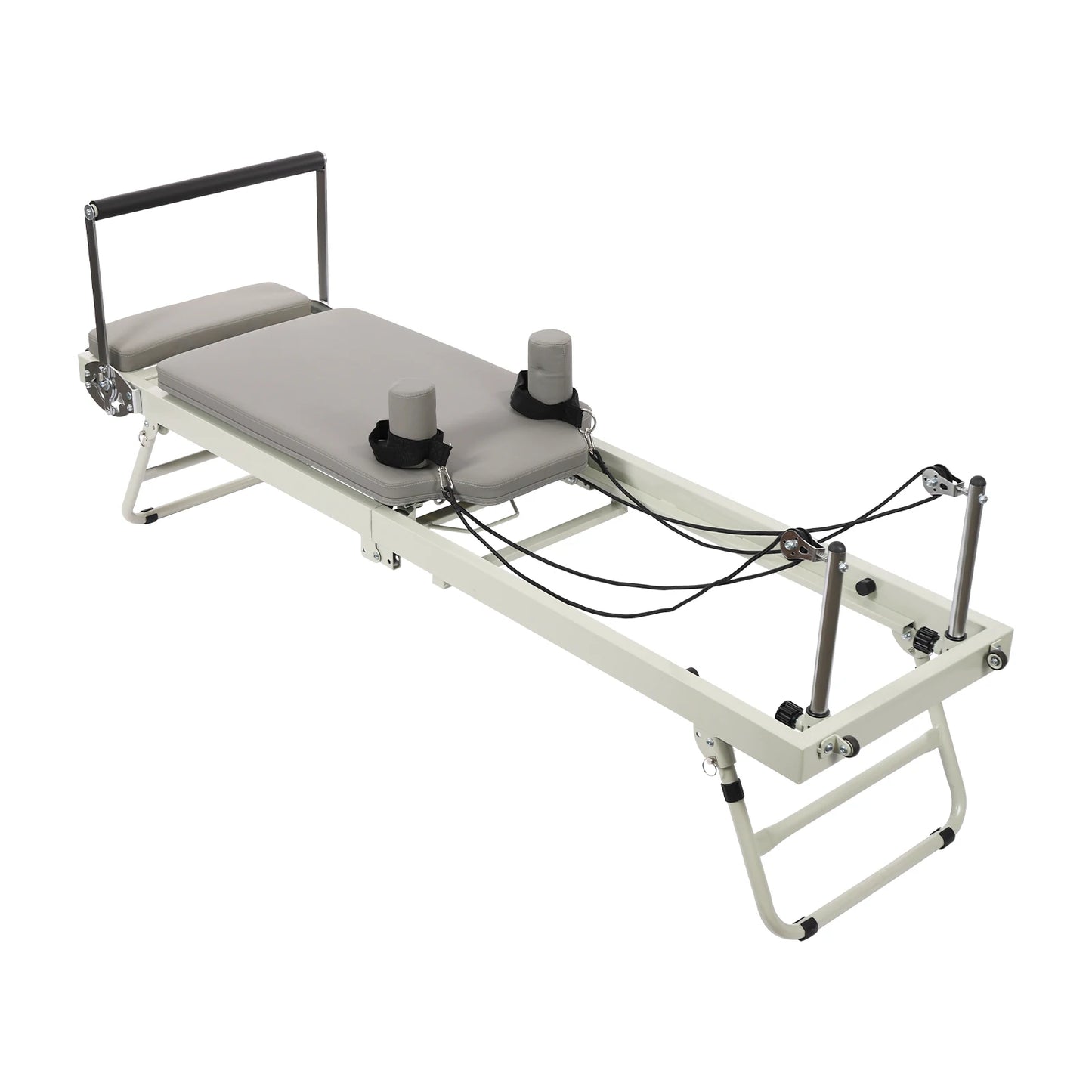 Foldable Pilates Reformer Machine Multifunctional Yoga Fitness Equipment Exercise Body & Mind