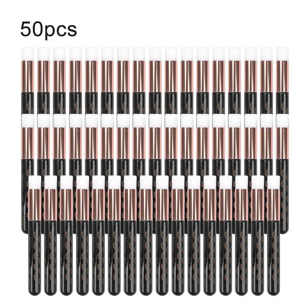5/20/50pcs Eyelash Cleaning Brush Lash Shampoo Brush for Eyelash Extensions Peel Off Nose Pore Blackhead Remover Makeup Tool