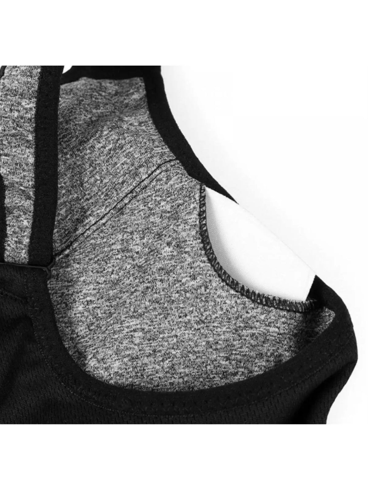 Adjustable Front Zip Wire Free High Support Sports Bra | Shock Resistant Workout Undergarment For Running Fitness