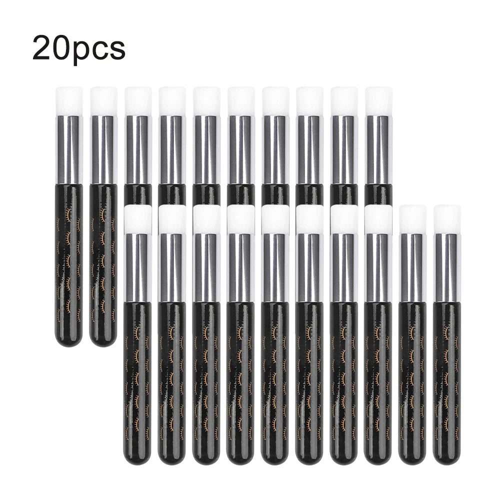 5/20/50pcs Eyelash Cleaning Brush Lash Shampoo Brush for Eyelash Extensions Peel Off Nose Pore Blackhead Remover Makeup Tool