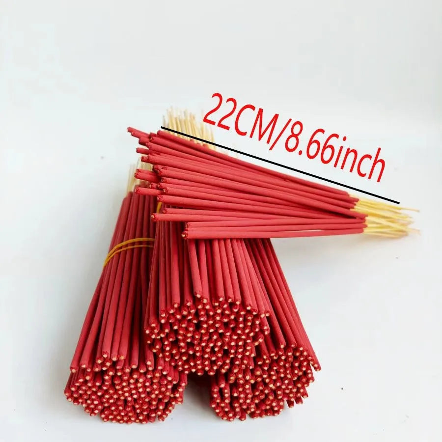 Cherry scented incense stick in multiple specifications -8.66 inch long-lasting fragrance suitable for indoor and outdoor use