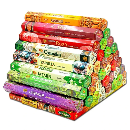 1 Box Natural Sandalwood Indian Incense Sticks 20sticks White Sage Jamine Scents for Home Fragrance Spa Meditation Aromatherapy