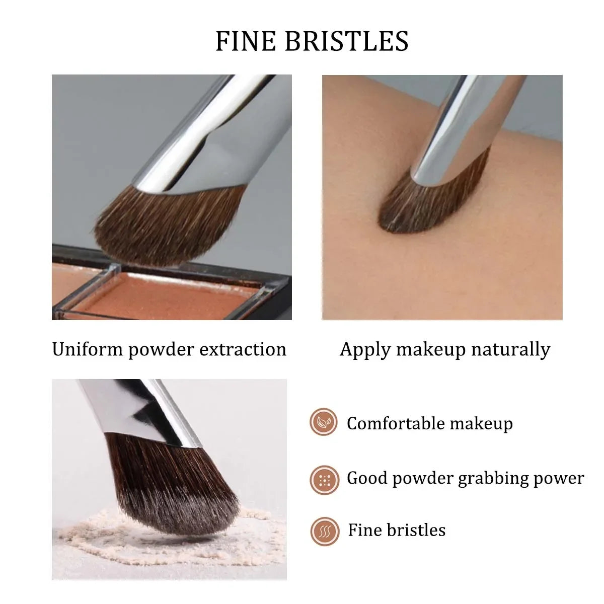Nose Shadow Brush 3D Facial Contour Makeup Brush Soft head blush Highlight Korean cosmetics female facial beauty tools