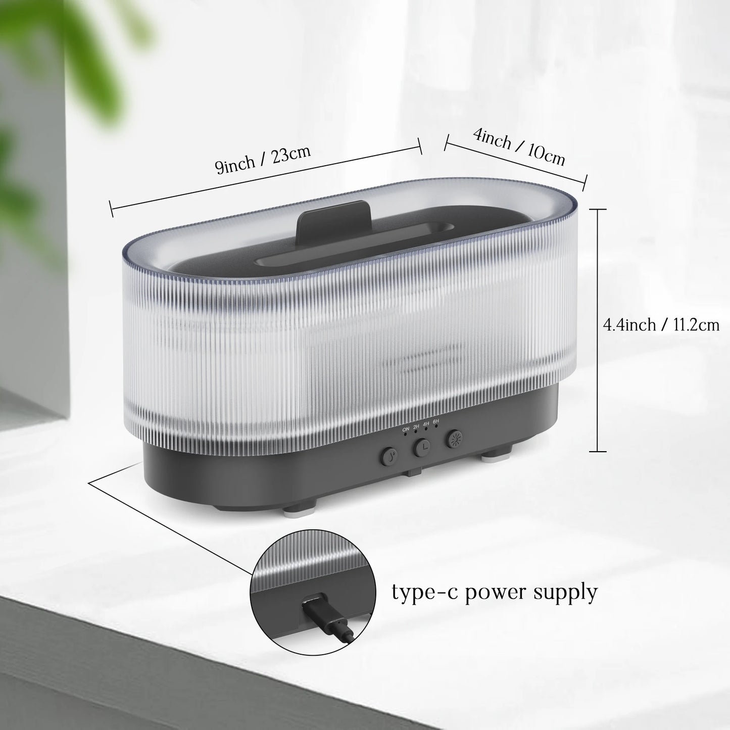 SEJOY Air Humidifier Small Size Ultrasonic Cool Mist Maker Fogger Aroma Diffuser Led Essential Oil Flame Lamp Home Appliance