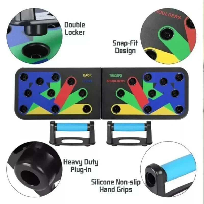 13-function push-up board Portable home professional fitness equipment Abdominal Enhancement Push-up Stands MuscleBuilding Tools