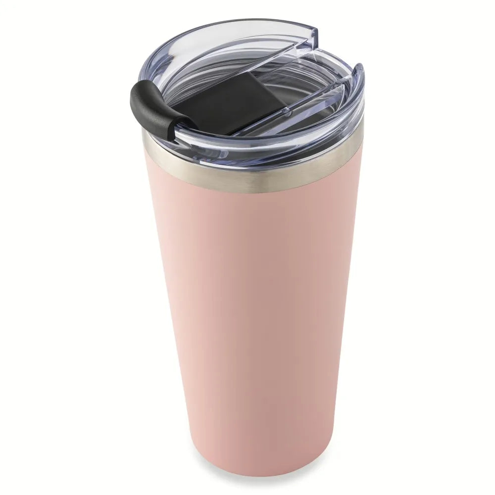Insulated Stainless Steel Tumbler with Lid and Straw 20 oz Travel Mug Hot Cold Drink Cup Vacuum Thermos for Car Office Camping