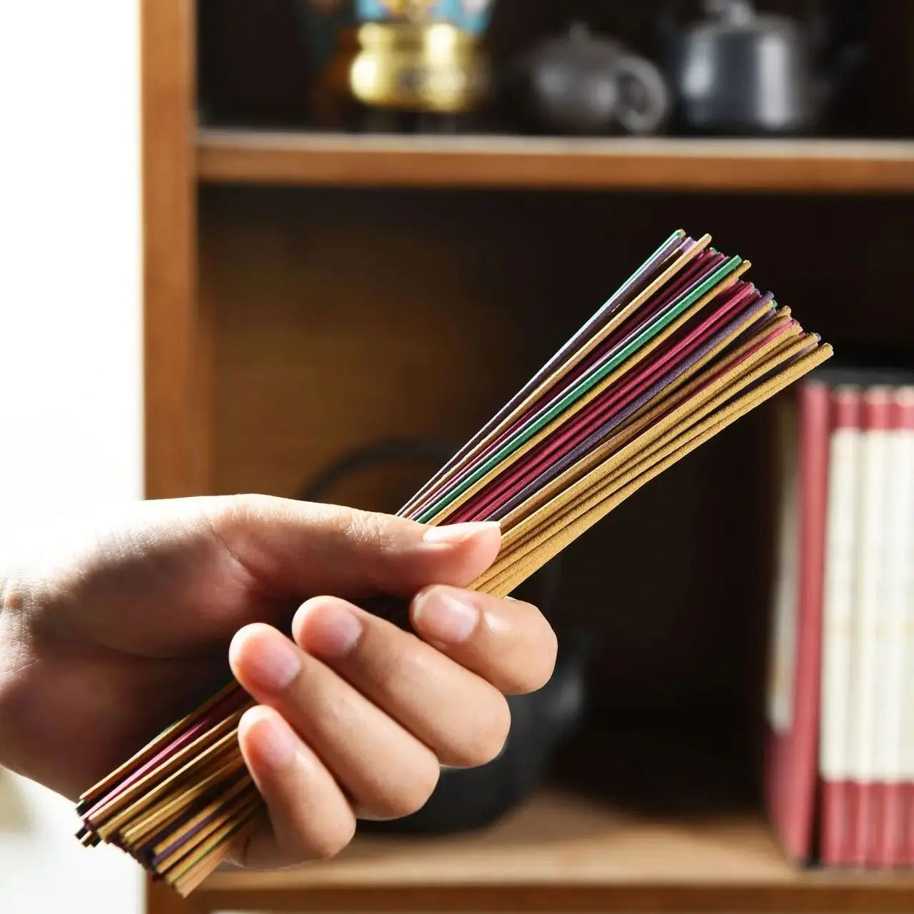 120Pcs/box Natural Incense Stick Handmade Aromatherapy Sticks Sandalwood Lavender Scented Meditation Household Bedroom Incenses