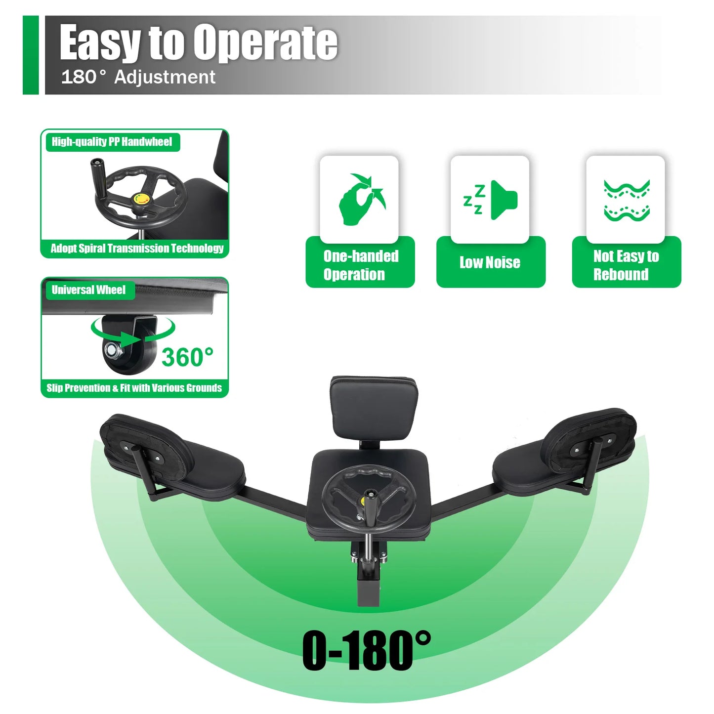 Leg Back Stretcher Splits Stretching And Fitness Coach Home Training Equipment With Joint Protection Pads Capacity 100kg