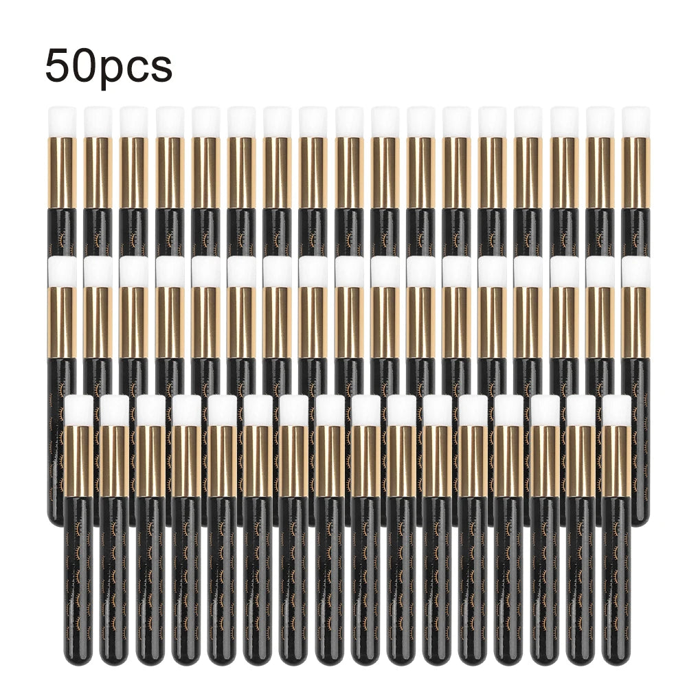 5/20/50pcs Eyelash Cleaning Brush Lash Shampoo Brush for Eyelash Extensions Peel Off Nose Pore Blackhead Remover Makeup Tool