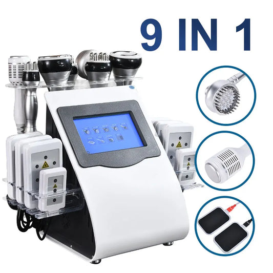 2025 9 in 1 - 40K cavitation machine, vacuum weight loss and slimming device, anti-fat mass  ultrasonic beautiful equipment