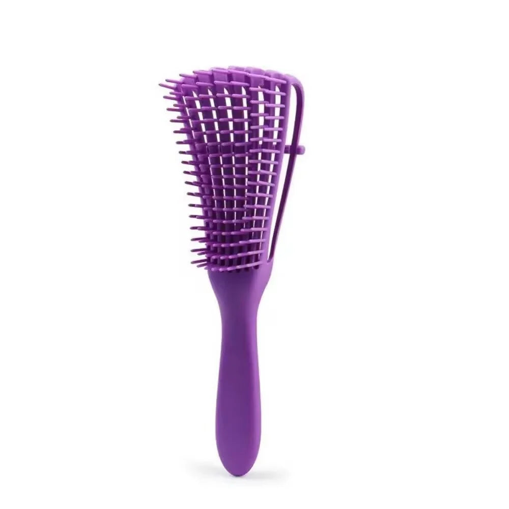 Hollow 8-Tooth Octopus Scalp Massage Comb, Lift Hair Roots Anti-Static Smooth Detangling Hair Brush, For Daily Styling Shower Home Travel Use, Women Men Adults All Hair Types, Fluffy Voluminous Hair Care Styling Hairdressing
